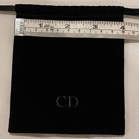 CHRISTIAN DIOR Jewelry Bag RARE earrings pearl vtg - Picture 5 of 5